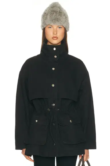 Helsa Garment Washed Utility Jacket | Thumbnail 4 Helsa Garment Washed Utility Jacket | Thumbnail 4