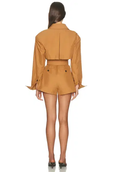 Helsa The Short Trench Jumpsuit | Thumbnail 5 Helsa The Short Trench Jumpsuit | Thumbnail 5