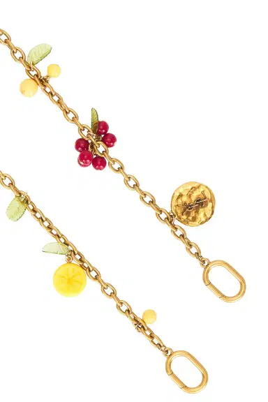 Saint Laurent Cherry Charms Chain | Thumbnail 2 Saint Laurent Cherry Charms Chain | Thumbnail 2