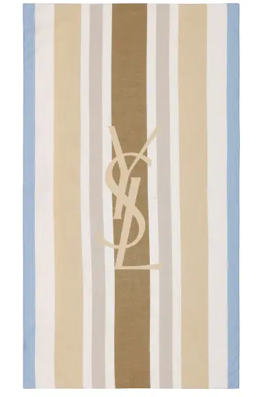 Saint Laurent YSL Striped Scarf | Thumbnail 2 Saint Laurent YSL Striped Scarf | Thumbnail 2