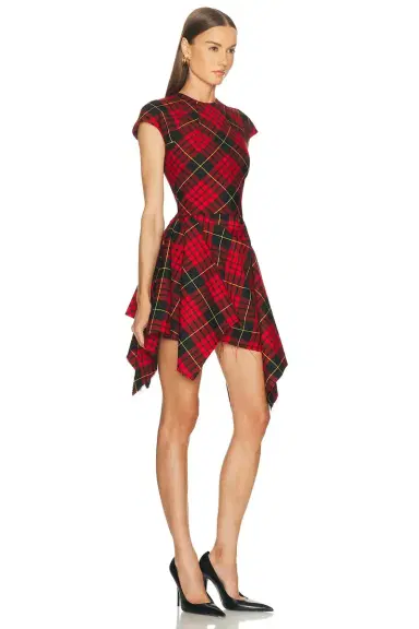 McQueen High Neck Mini Dress | Thumbnail 2 McQueen High Neck Mini Dress | Thumbnail 2