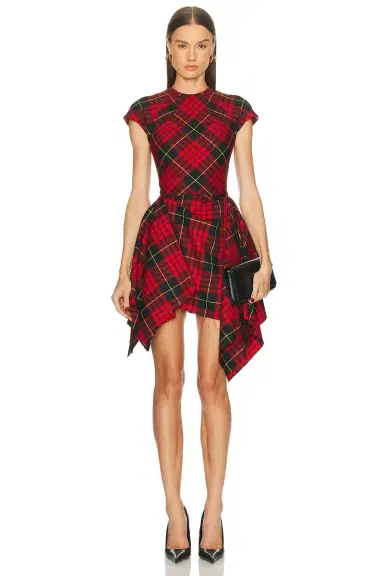 McQueen High Neck Mini Dress | Thumbnail 1 McQueen High Neck Mini Dress | Thumbnail 1