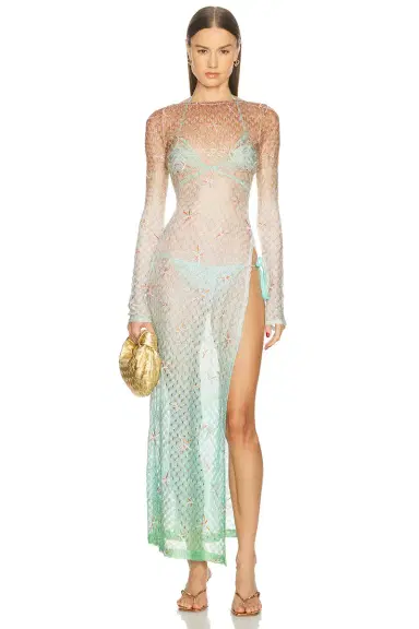 Missoni Maxi Coverup Dress | Thumbnail 1 Missoni Maxi Coverup Dress | Thumbnail 1