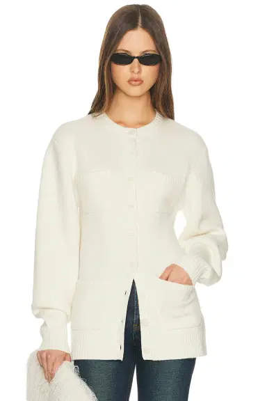 Helsa Devika Wool Cashmere Cardigan | Thumbnail 3 Helsa Devika Wool Cashmere Cardigan | Thumbnail 3