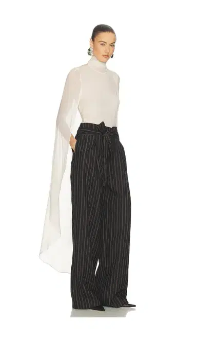 Helsa Georgette Cape Top | Thumbnail 2 Helsa Georgette Cape Top | Thumbnail 2