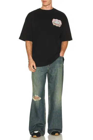 Amiri Chateau Sketch Oversized Tee | Thumbnail 3 Amiri Chateau Sketch Oversized Tee | Thumbnail 3