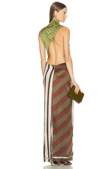 Jean Paul Gaultier Patchwork Long Sleeveless Dress | Thumbnail 1 Jean Paul Gaultier Patchwork Long Sleeveless Dress | Thumbnail 1
