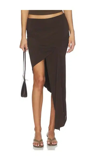 Helmut Lang Twist Drape Skirt | Thumbnail 1 Helmut Lang Twist Drape Skirt | Thumbnail 1