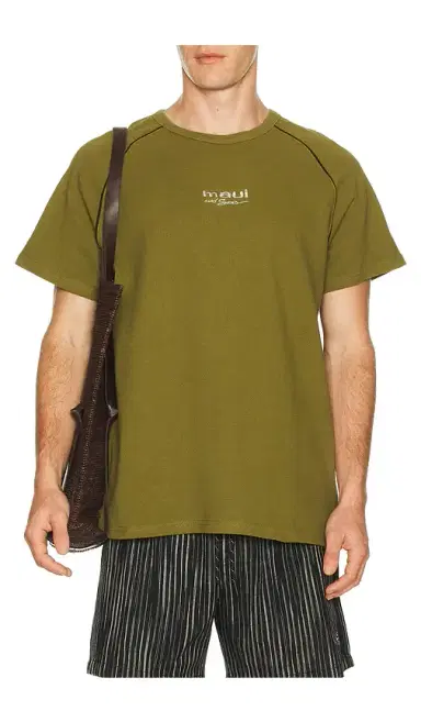 Maui and Sons Pique Front Short Sleeve Tee | Thumbnail 1 Maui and Sons Pique Front Short Sleeve Tee | Thumbnail 1