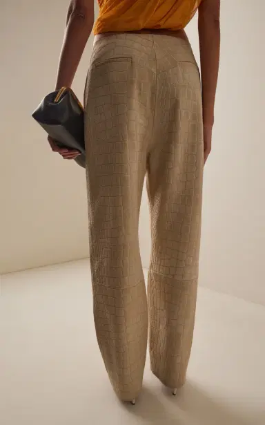 Tove Tieve Croc-Effect Suede Trousers | Thumbnail 6 Tove Tieve Croc-Effect Suede Trousers | Thumbnail 6