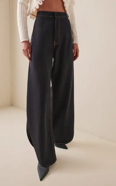 ALAÏA High-Rise Wool Barrel-Leg Pants | Thumbnail 3 ALAÏA High-Rise Wool Barrel-Leg Pants | Thumbnail 3