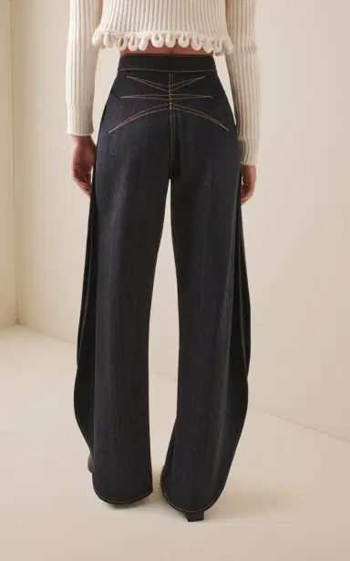 ALAÏA High-Rise Wool Barrel-Leg Pants | Thumbnail 4 ALAÏA High-Rise Wool Barrel-Leg Pants | Thumbnail 4