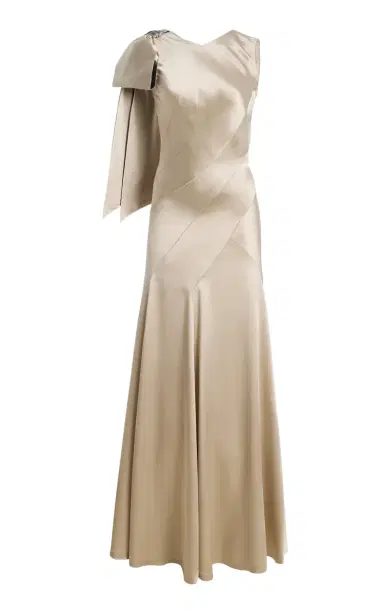 Maison Margiela Satin Maxi Dress | Thumbnail 1 Maison Margiela Satin Maxi Dress | Thumbnail 1