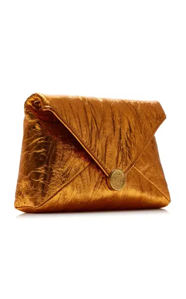 Dries Van Noten Metallic Leather Clutch | Thumbnail 3 Dries Van Noten Metallic Leather Clutch | Thumbnail 3