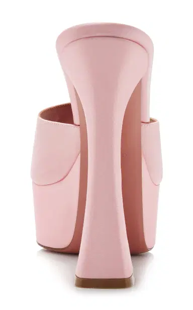Amina Muaddi Dalida Satin Platform Mules | Thumbnail 5 Amina Muaddi Dalida Satin Platform Mules | Thumbnail 5