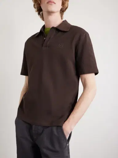 Loewe Slim-Fit Logo-Embroidered Cotton-Piqué Polo Shirt - Men | Thumbnail 3 Loewe Slim-Fit Logo-Embroidered Cotton-Piqué Polo Shirt - Men | Thumbnail 3
