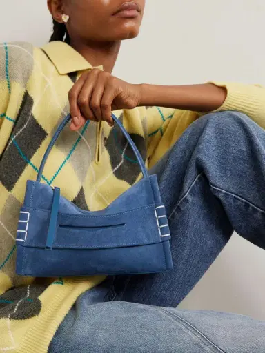 JW Anderson Loafer Small Suede Shoulder Bag | Thumbnail 6 JW Anderson Loafer Small Suede Shoulder Bag | Thumbnail 6