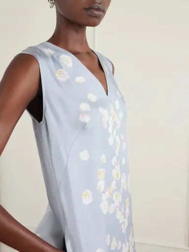 Altuzarra Cherie Floral-print Silk-twill Midi Dress | Thumbnail 4 Altuzarra Cherie Floral-print Silk-twill Midi Dress | Thumbnail 4