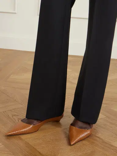 Tom Ford Snake-effect Leather Point-toe Ballet Flats | Thumbnail 2 Tom Ford Snake-effect Leather Point-toe Ballet Flats | Thumbnail 2