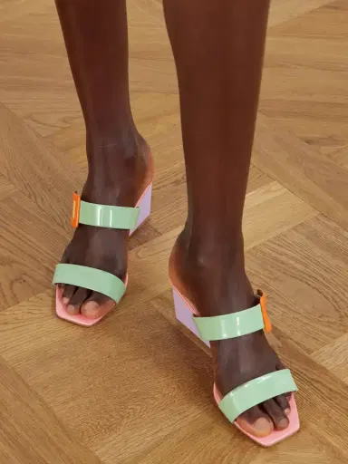 Roger Vivier Belle Vivier 60 Buckled Patent-leather Wedge Sandals | Thumbnail 2 Roger Vivier Belle Vivier 60 Buckled Patent-leather Wedge Sandals | Thumbnail 2