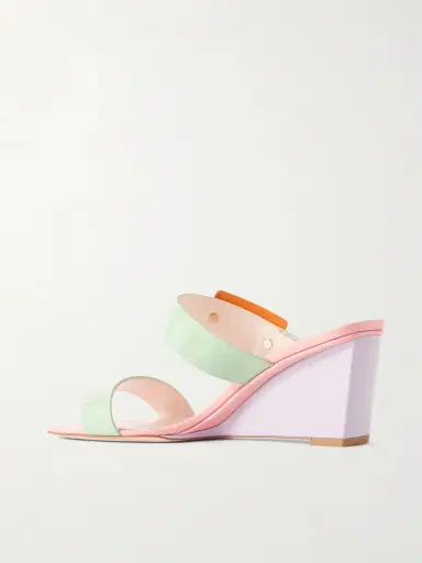 Roger Vivier Belle Vivier 60 Buckled Patent-leather Wedge Sandals | Thumbnail 3 Roger Vivier Belle Vivier 60 Buckled Patent-leather Wedge Sandals | Thumbnail 3