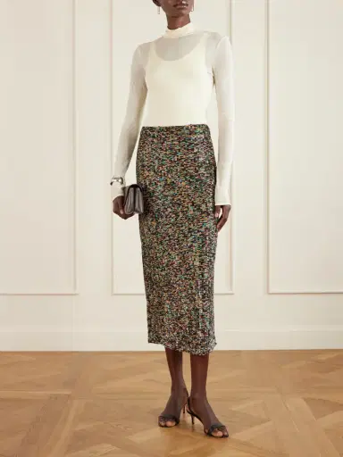 TWP Sylkie Sequined Crepe De Chine Maxi Skirt | Thumbnail 2 TWP Sylkie Sequined Crepe De Chine Maxi Skirt | Thumbnail 2