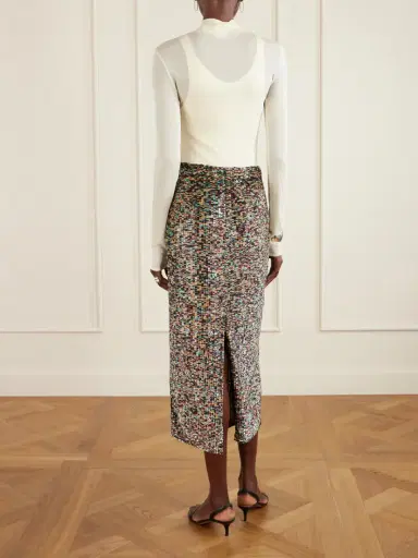 TWP Sylkie Sequined Crepe De Chine Maxi Skirt | Thumbnail 3 TWP Sylkie Sequined Crepe De Chine Maxi Skirt | Thumbnail 3