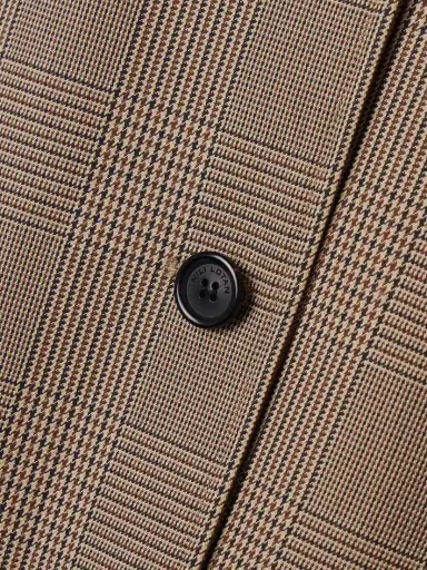 Nili Lotan Watson Prince Of Wales Checked Cotton Trench Coat | Thumbnail 5 Nili Lotan Watson Prince Of Wales Checked Cotton Trench Coat | Thumbnail 5