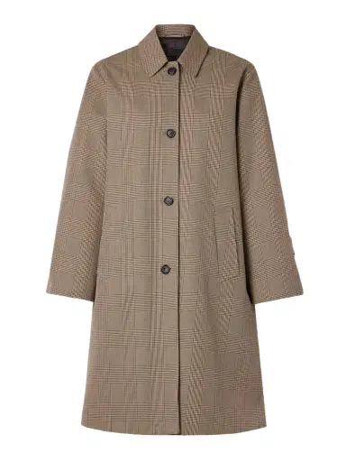 Nili Lotan Watson Prince Of Wales Checked Cotton Trench Coat | Thumbnail 1 Nili Lotan Watson Prince Of Wales Checked Cotton Trench Coat | Thumbnail 1