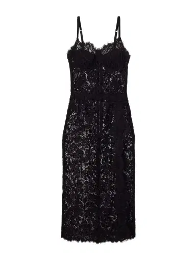 Dolce & Gabbana Lace Midi Dress | Thumbnail 1 Dolce & Gabbana Lace Midi Dress | Thumbnail 1