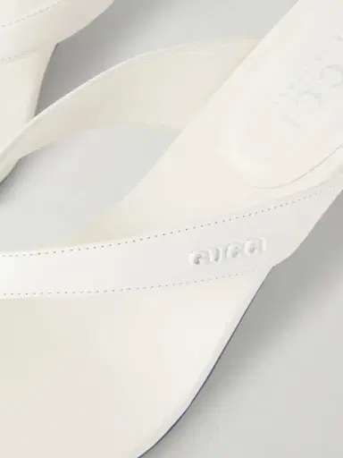 Gucci Vittoria Logo-embellished Leather Thong Sandals | Thumbnail 5 Gucci Vittoria Logo-embellished Leather Thong Sandals | Thumbnail 5