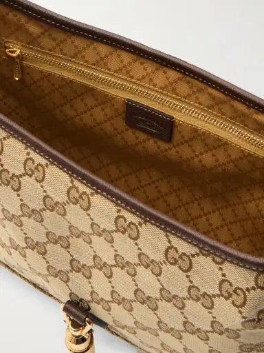 Gucci Jackie 1961 Medium Leather-trimmed Canvas-jacquard Shoulder Bag | Thumbnail 6 Gucci Jackie 1961 Medium Leather-trimmed Canvas-jacquard Shoulder Bag | Thumbnail 6