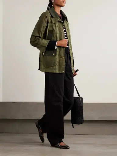 Barbour Beadnell Corduroy-trimmed Checked Cotton Jacket | Thumbnail 2 Barbour Beadnell Corduroy-trimmed Checked Cotton Jacket | Thumbnail 2