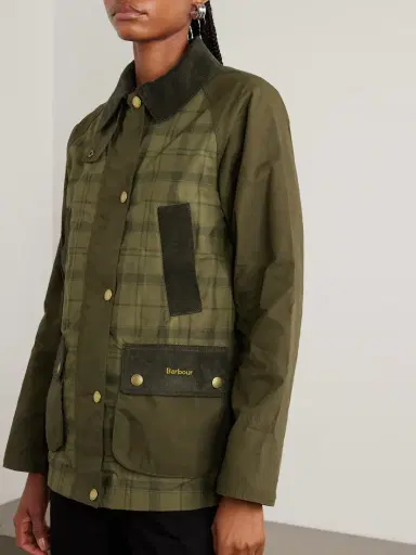 Barbour Beadnell Corduroy-trimmed Checked Cotton Jacket | Thumbnail 6 Barbour Beadnell Corduroy-trimmed Checked Cotton Jacket | Thumbnail 6