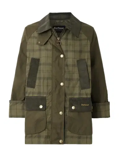 Barbour Beadnell Corduroy-trimmed Checked Cotton Jacket | Thumbnail 1 Barbour Beadnell Corduroy-trimmed Checked Cotton Jacket | Thumbnail 1