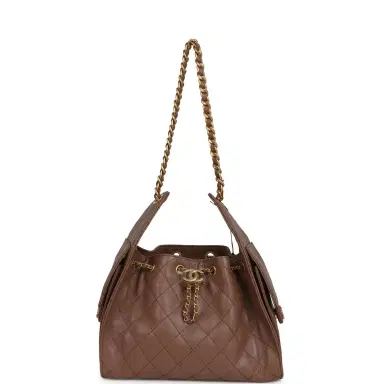 Chanel Chanel Small 25 Hobo Bag Brown Caviar Antique Gold Hardware | Thumbnail 6 Chanel Chanel Small 25 Hobo Bag Brown Caviar Antique Gold Hardware | Thumbnail 6