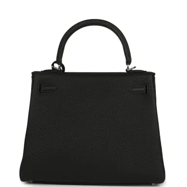 HERMÈS Hermes Kelly Retourne 25 Black Togo Palladium Hardware | Thumbnail 4 HERMÈS Hermes Kelly Retourne 25 Black Togo Palladium Hardware | Thumbnail 4