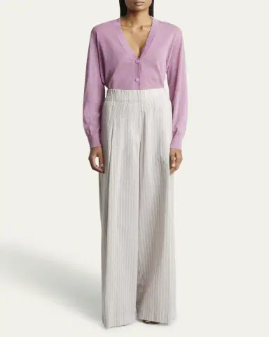 Dries Van Noten Pila Stripe Wide Leg Pants | Thumbnail 2 Dries Van Noten Pila Stripe Wide Leg Pants | Thumbnail 2