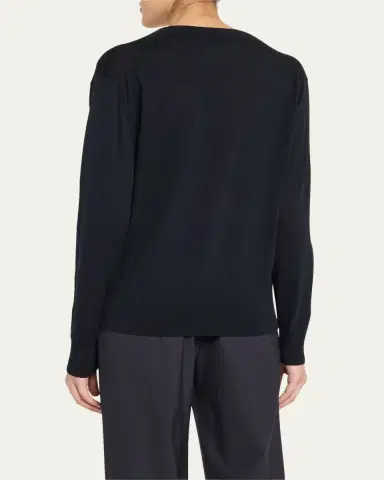 TWP Perfect Deep V Wool Sweater | Thumbnail 3 TWP Perfect Deep V Wool Sweater | Thumbnail 3