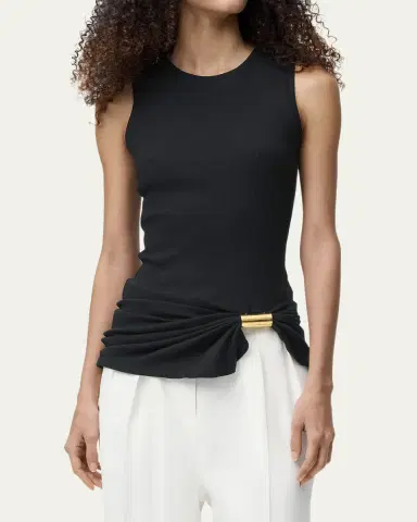 Loewe Logo Hardware Detail Tank Top | Thumbnail 4 Loewe Logo Hardware Detail Tank Top | Thumbnail 4