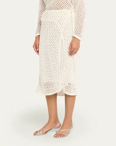 Diotima Bonaire Crystal Crochet Midi Wrap Skirt | Thumbnail 4 Diotima Bonaire Crystal Crochet Midi Wrap Skirt | Thumbnail 4