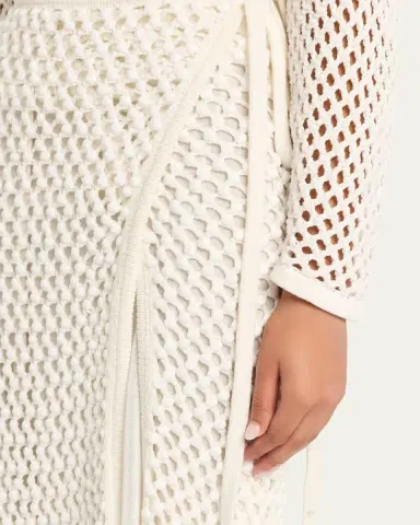 Diotima Bonaire Crystal Crochet Midi Wrap Skirt | Thumbnail 5 Diotima Bonaire Crystal Crochet Midi Wrap Skirt | Thumbnail 5