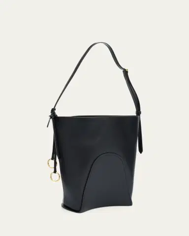Alaïa Small Smooth Leather Curved Bucket Bag | Thumbnail 3 Alaïa Small Smooth Leather Curved Bucket Bag | Thumbnail 3