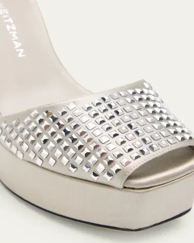 Stuart Weitzman 110mm Sabrina Embellished Satin Platform Sandals | Thumbnail 3 Stuart Weitzman 110mm Sabrina Embellished Satin Platform Sandals | Thumbnail 3