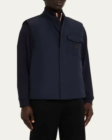 Moncler Men's Sahel AquaFlect Down Vest | Thumbnail 4 Moncler Men's Sahel AquaFlect Down Vest | Thumbnail 4