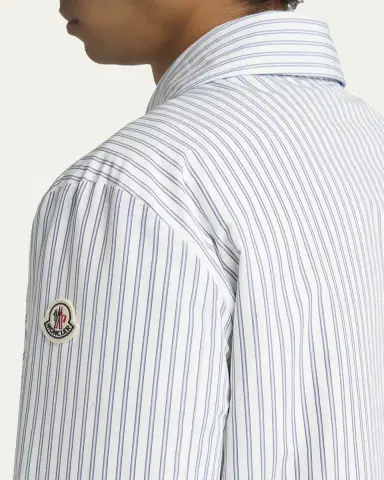 Moncler Men's Crescent Reversible Down Shirt Jacket | Thumbnail 5 Moncler Men's Crescent Reversible Down Shirt Jacket | Thumbnail 5