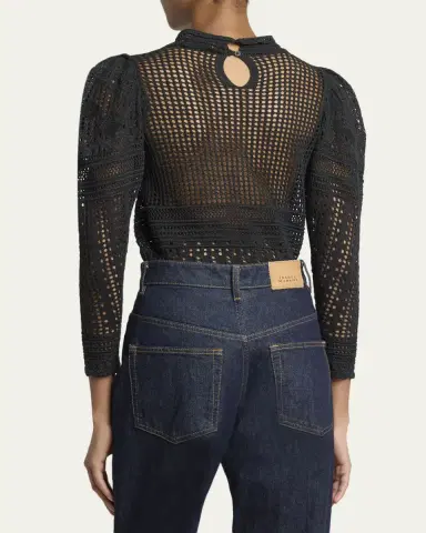 Isabel Marant Dahara Open-Knit Top | Thumbnail 3 Isabel Marant Dahara Open-Knit Top | Thumbnail 3