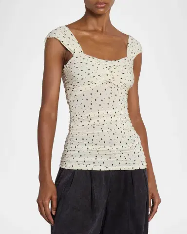 Isabel Marant Gemina Ruched Sleeveless Top | Thumbnail 7 Isabel Marant Gemina Ruched Sleeveless Top | Thumbnail 7