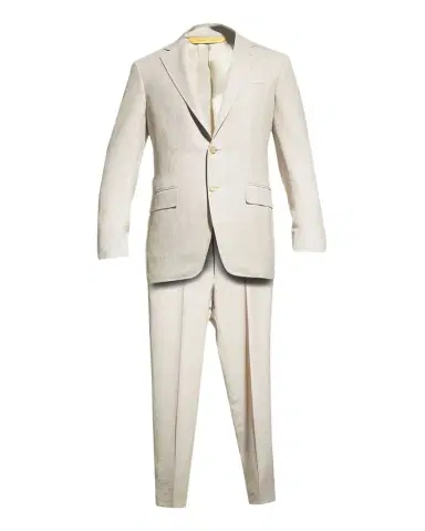 Canali Men's Solid Linen-Blend Suit | Thumbnail 1 Canali Men's Solid Linen-Blend Suit | Thumbnail 1