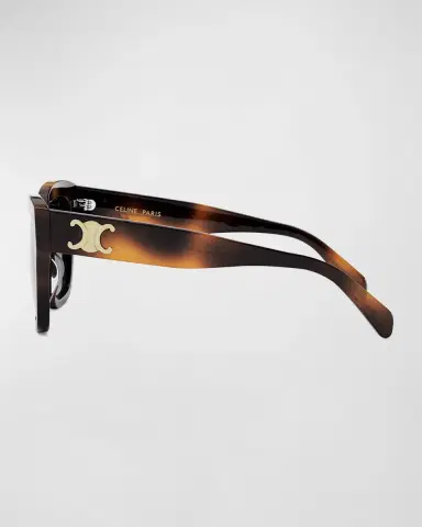 Celine Triomphe Square Acetate Sunglasses | Thumbnail 3 Celine Triomphe Square Acetate Sunglasses | Thumbnail 3